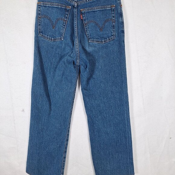 Levi Strauss Ribcage Straight Jeans size 24 - Picture 2 of 7